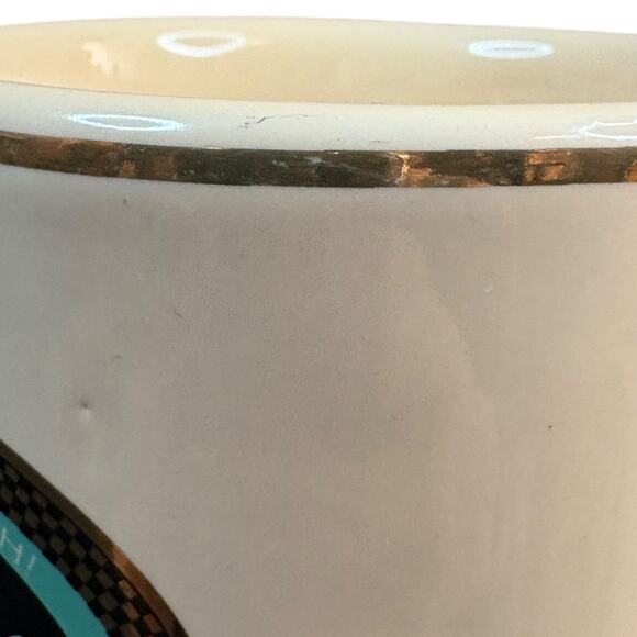 Vintage Arizona Iced Tea Creme Gold Coffee Mug Ceramic Kitchen Advertisement 90s - Picture 10 of 12